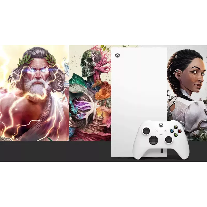 Spielekonsole Microsoft Xbox Series X Digital Edition — 1 TB SSD, 4K, Wi‑Fi, Ethernet, Weiß