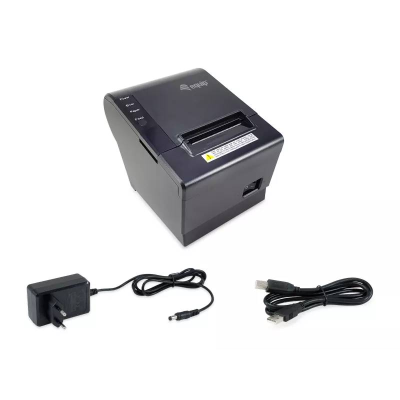 Equip 58mm Thermobondrucker für Kassenbons mit automatischem Abschneider, USB/Ethernet/Kassenschubladenanschluss