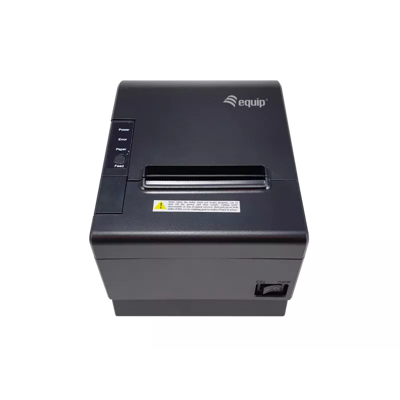 Equip 80 mm Thermo-Bondrucker mit automatischem Abschneider, USB/Kassenlade-Anschluss