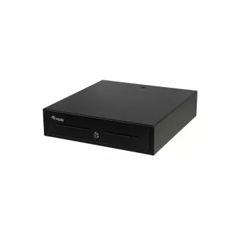 Equip Kassenschublade für Point-of-Sale-Systeme, 4 Geldschein-/8 Münzfächer, herausnehmbare Münzschalen, RJ11-Anschluss