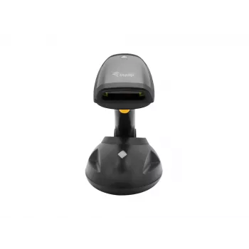 Equip Drahtloser 1D-Laser-Barcodescanner, große Reichweite, mit Ständer