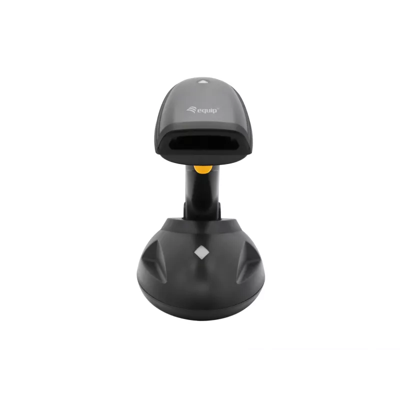 Equip kabelloser Handheld-2D-Barcodescanner mit großer Reichweite und Ständer