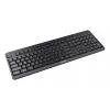 Tastatur Cherry Stream ultimate — Full-Size USB, RF Wireless & Bluetooth, QWERTY Englisch, LED-Hintergrundbeleuchtung, Schwarz