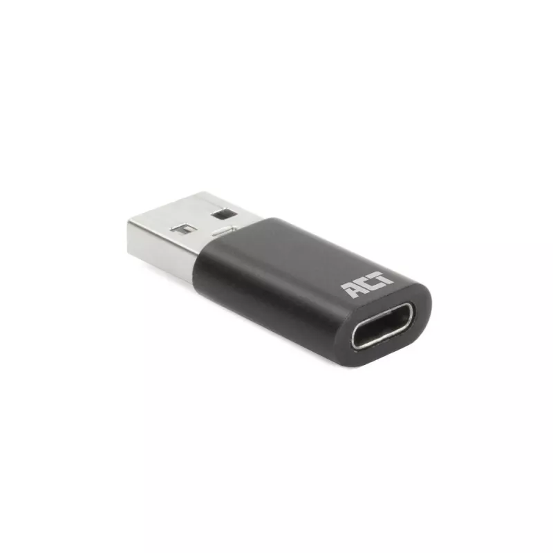 USB-A-Stecker auf USB-C-Buchse Adapter ACT AC7376 schwarz
