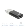 USB-A-Stecker auf USB-C-Buchse Adapter ACT AC7376 schwarz