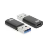 USB-A-Stecker auf USB-C-Buchse Adapter ACT AC7376 schwarz