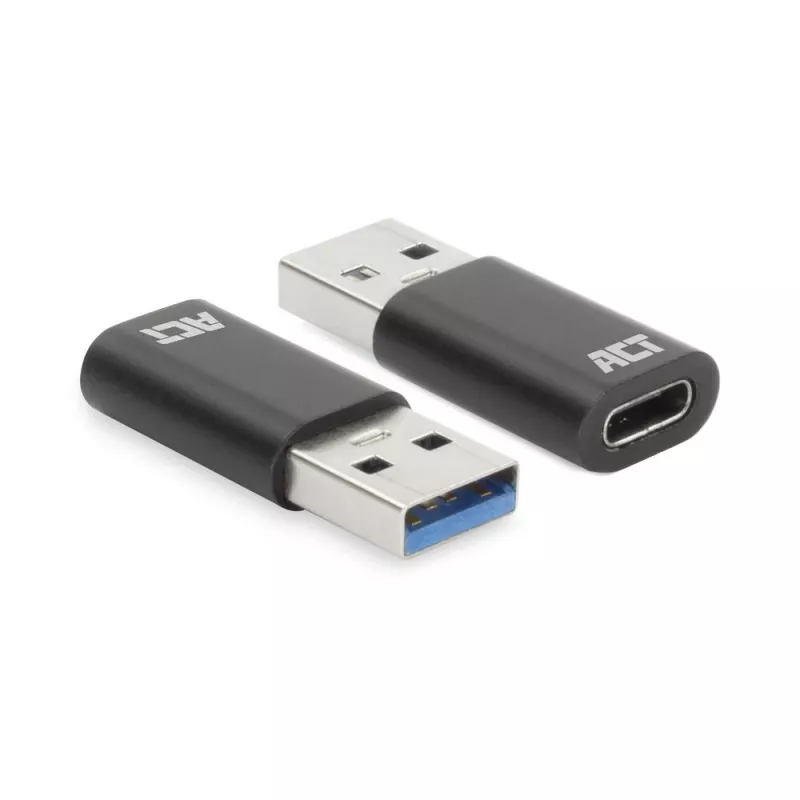 USB-A-Stecker auf USB-C-Buchse Adapter ACT AC7376 schwarz