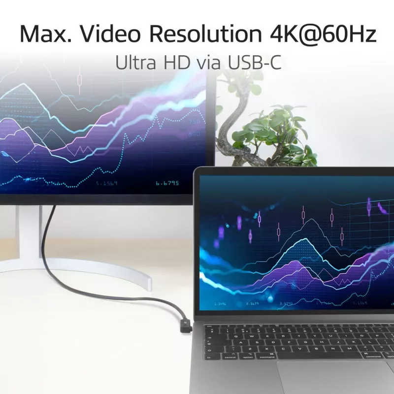 ACT USB 3.0 10Gbps 60W USB Type-C (gerade) auf USB Type-C (links/rechts abgewinkelt) Kabel, 3 Meter