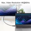 ACT USB 3.0 10 Gbit/s 60 W USB Type-C (gerade) auf USB Type-C (oben/unten gewinkelt) Kabel, 0,5 Meter
