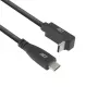 ACT USB 3.0 10Gbps 60W USB Type-C (gerade) auf USB Type-C (auf-/abwärts gewinkelt) Kabel, 2 Meter