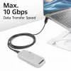 ACT USB 3.0 10Gbps 60W USB Type-C (gerade) auf USB Type-C (auf-/abwärts gewinkelt) Kabel, 2 Meter