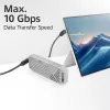 ACT USB 3.0 10Gbps 60W USB Type-C (nach oben/unten abgewinkelt) auf USB Type-C (nach oben/unten abgewinkelt) Kabel, 2 Meter
