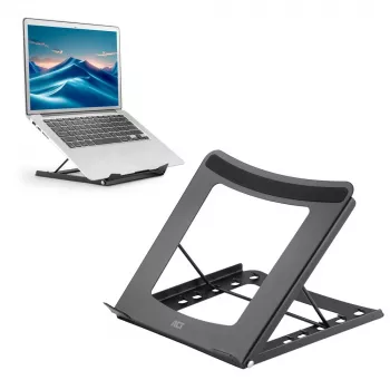 Laptop Ständer ACT AC8145 5 einstellbare Höhenpositionen Schwarz
