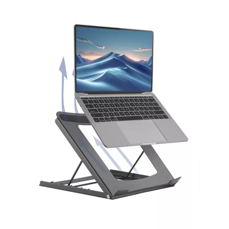 Laptop Ständer ACT AC8145 5 einstellbare Höhenpositionen Schwarz