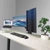 ACT Monitorarm 35 Zoll, Gasfeder, 2 Monitore, Essentials, Klemme/Tischdurchführung, 18 kg, 43,2 cm (17 Zoll), 88,9 cm (35 Zoll), 100 x 100 mm, Schwarz