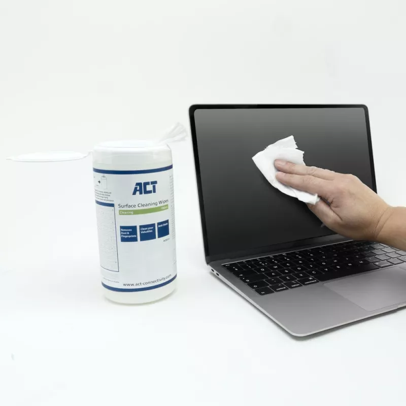 Gerätereinigungstücher ACT AC9515 100 Stück für LCD LED Plasma