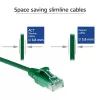 ACT Grün 2 Meter LSZH U/UTP CAT6 Datacenter Slimline Patchkabel mit RJ45-Steckern