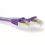 ACT Purple 2,00 Meter SFTP CAT6A Patchkabel, rastnasenfrei, mit RJ45-Steckern