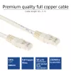 ACT Elfenbein 0,5 Meter U/UTP CAT6 Patchkabel mit RJ45-Steckern