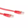 ACT Red 1 meter U/UTP CAT6 Patchkabel mit RJ45-Steckern