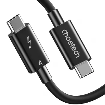 USB-C auf USB-C Thunderbolt 4 Kabel CHOETECH — 40 Gbit/s, 100 W Ladeleistung