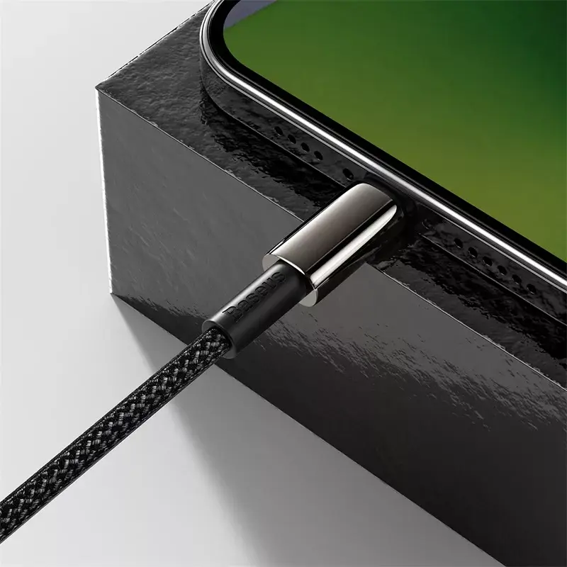 Kabel Baseus Tungsten Gold 1 m Schwarz Lightning auf USB C