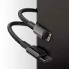 Kabel Baseus Tungsten Gold 1 m Schwarz Lightning auf USB C