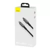 Kabel Baseus Tungsten Gold 1 m Schwarz Lightning auf USB C