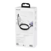 Kabel Baseus Tungsten Gold 1 m Schwarz Lightning auf USB C