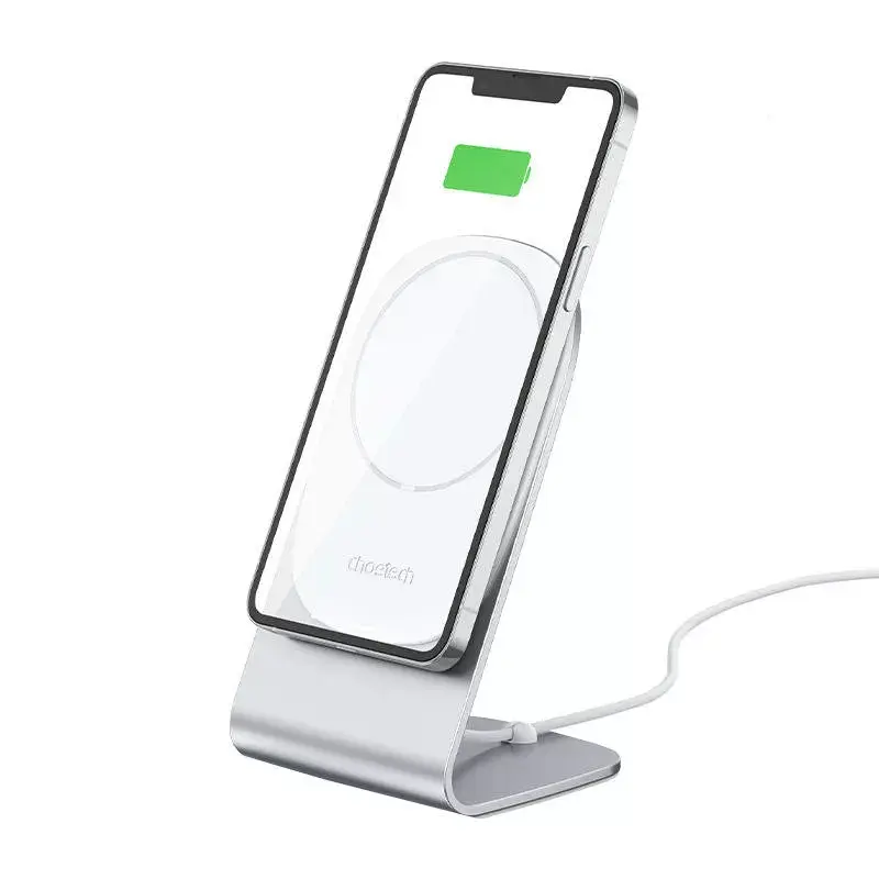Kabelloses magnetisches Ladegerät CHOETECH H047 15W MagSafe-kompatibel Schnellladung für Smartphones
