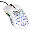 Glorious Gaming Glorious Model O Maus Regular (Weiß), Rechtshändig, Optisch, USB Typ-A, 12000 DPI, Weiß