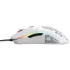 Glorious Gaming Glorious Model O Maus Regular (Weiß), Rechtshändig, Optisch, USB Typ-A, 12000 DPI, Weiß