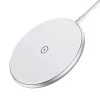 Kabelloses magnetisches Ladegerät CHOETECH T580 15W Weiß — magnetisches Qi-Wireless-Ladepad