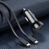 Indoor-Ladegerät Choetech TC0008 Schwarz Zigarettenanzünder Schnellladung