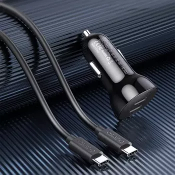 Indoor-Ladegerät Choetech TC0008 Schwarz Zigarettenanzünder Schnellladung