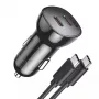 Indoor-Ladegerät Choetech TC0008 Schwarz Zigarettenanzünder Schnellladung