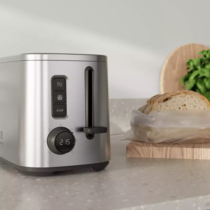 Toaster Electrolux 910003704 E5T1-4ST 2 Scheiben 800 W Edelstahl