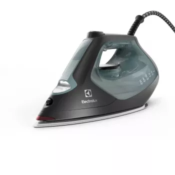 Electrolux E7SI2-6OG Dampfbügeleisen RESILIUM-Sohle 2600 W Schwarz, Dunkelgrün
