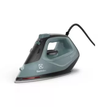 Electrolux E5SI2-6OG Dampfbügeleisen Glissium-Bügelsohle 2400 W Schwarz, Dunkelgrün