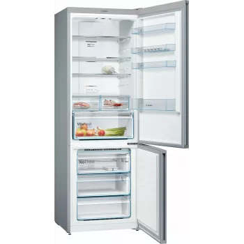 Bosch Serie 4 KGN49XLEA Kühl-Gefrierkombination Freistehend 438 L Edelstahl