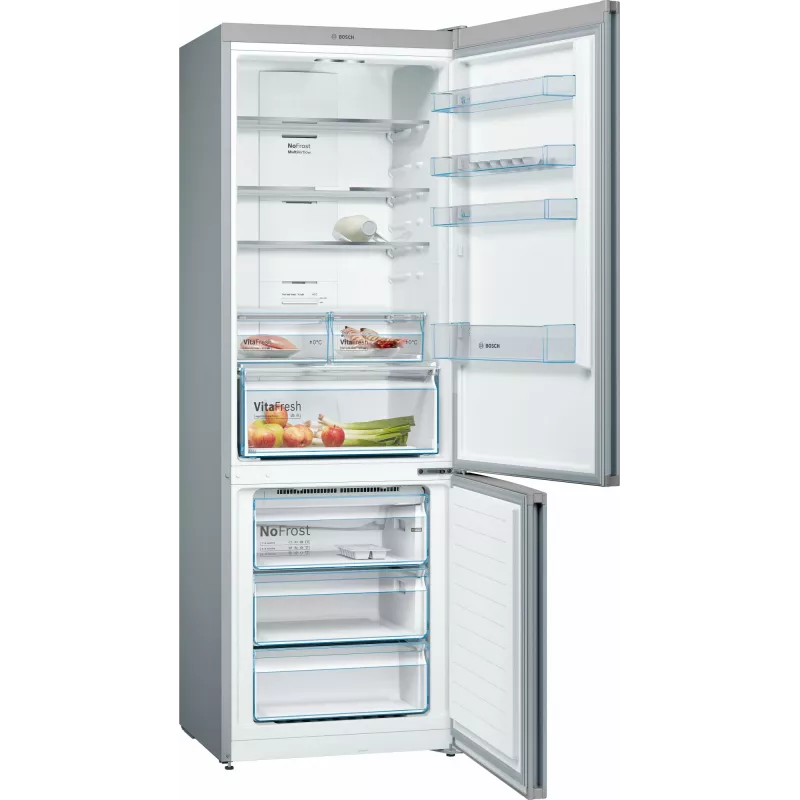 Bosch Serie 4 KGN49XLEA Kühl-Gefrierkombination Freistehend 438 L Edelstahl