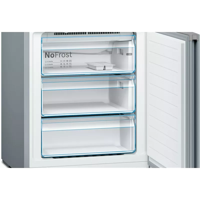 Bosch Serie 4 KGN49XLEA Kühl-Gefrierkombination Freistehend 438 L Edelstahl