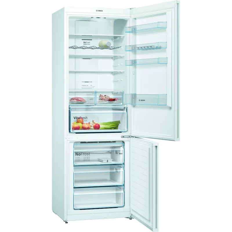 Bosch Serie 4 KGN49XWEA Kühl-Gefrierkombination Freistehend 438 L Weiß