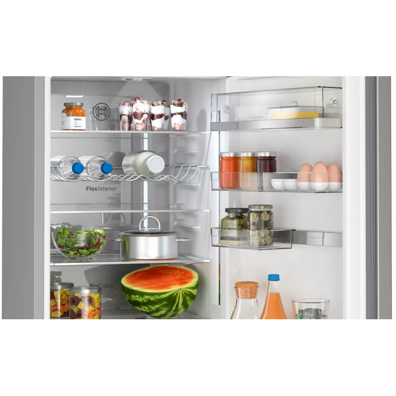 Bosch Serie 6 KGN39AIBT Kühl-Gefrierkombination Freistehend 363 L Edelstahl