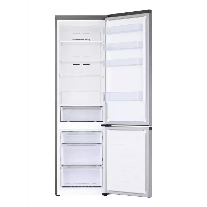 Samsung RB38C671DSA Freistehender Kühlschrank 390 L Silber