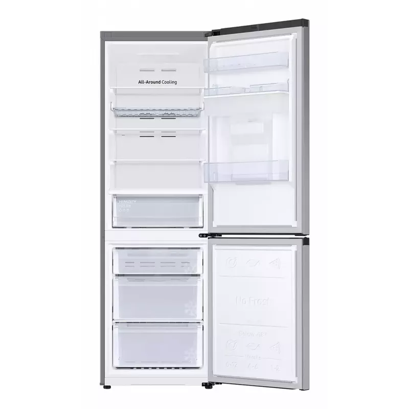 Samsung Series 6 RB34C632ESA/EU Classic Kühl-Gefrierkombination mit SpaceMax™ Technologie – Silber