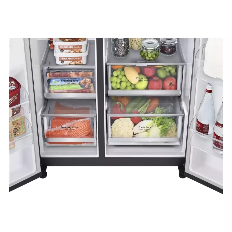 American Fridge Freezer LG InstaView™ ThinQ™ GSXV90MCAE 635 L