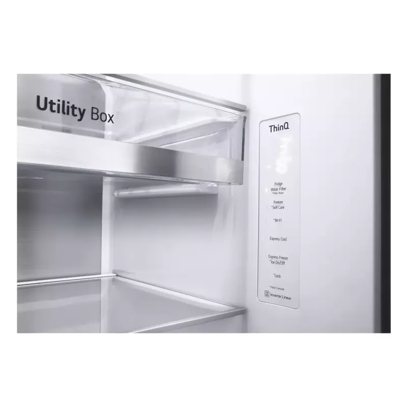 American Fridge Freezer LG InstaView™ ThinQ™ GSXV90MCAE 635 L
