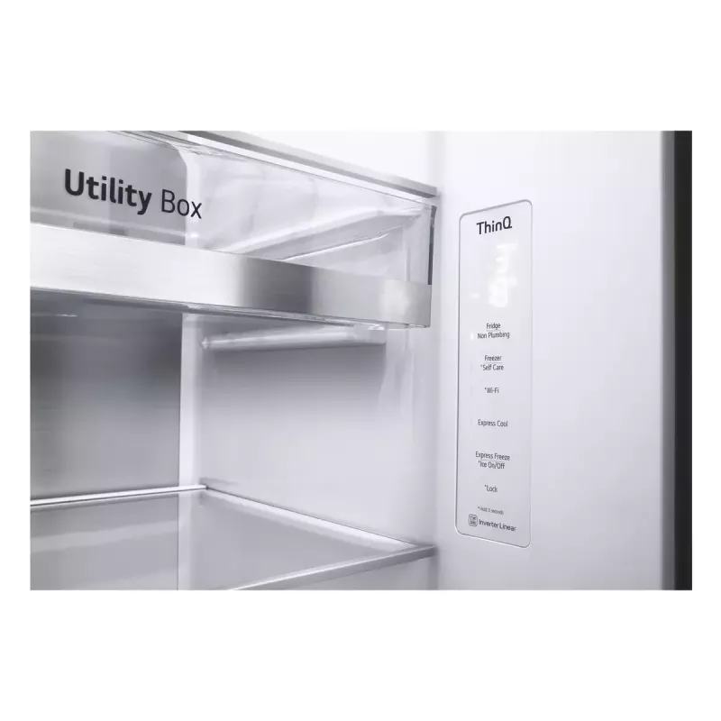 LG InstaView ™ ThinQ™ GSXV91MCAE American Kühl-Gefrierkombination 635 L