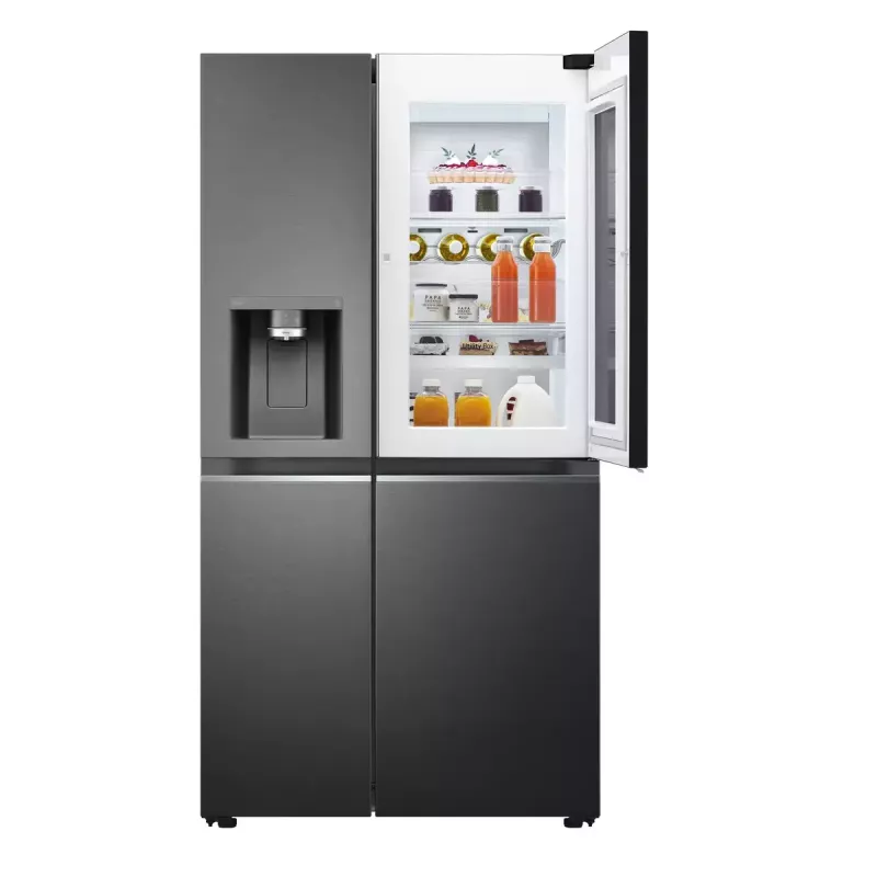 LG InstaView ™ ThinQ™ GSXV91MCAE American Kühl-Gefrierkombination 635 L